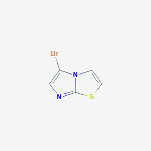 molecular formula C5H3BrN2S B1379779 5-bromoimidazo[2,1-b]thiazole CAS No. 67088-53-3