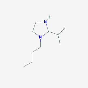 molecular formula C10H22N2 B13797814 1-Butyl-2-isopropylimidazolidine 