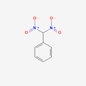 molecular formula C7H6N2O4 B13797847 (Dinitromethyl)benzene CAS No. 611-38-1
