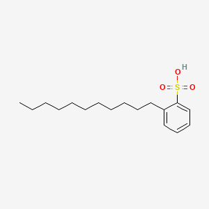 molecular formula C17H28O3S B13797848 2-undecylbenzenesulfonic Acid CAS No. 204269-86-3
