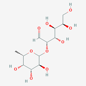 molecular formula C12H22O10 B13797867 D-Galactose,2-O-(6-deoxy-a-L-galactopyranosyl)- 