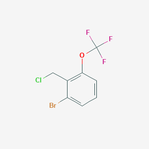 molecular formula C8H5BrClF3O B1379787 2-Bromo-6-(trifluoromethoxy)benzyl chloride CAS No. 1393442-62-0