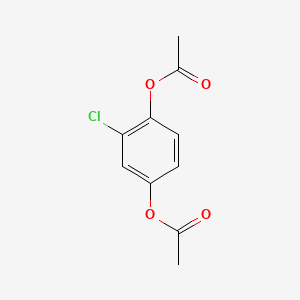molecular formula C10H9ClO4 B13797870 2-Chloro-1,4-phenylene diacetate CAS No. 57981-99-4