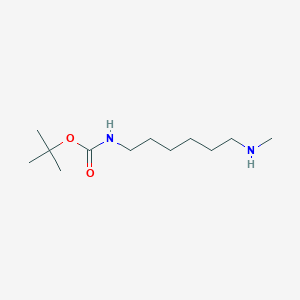 molecular formula C12H26N2O2 B1379788 tert-butyl N-[6-(methylamino)hexyl]carbamate CAS No. 1013915-06-4