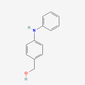molecular formula C13H13NO B13797900 (4-Anilinophenyl)methanol CAS No. 53044-23-8