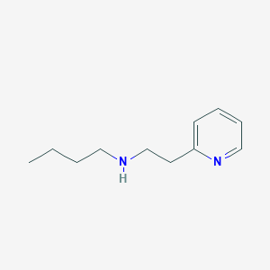 molecular formula C11H18N2 B13797912 n-[2-(Pyridin-2-yl)ethyl]butan-1-amine CAS No. 6311-97-3