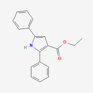 molecular formula C19H17NO2 B13797948 ethyl 2,5-diphenyl-1H-pyrrole-3-carboxylate CAS No. 65474-26-2