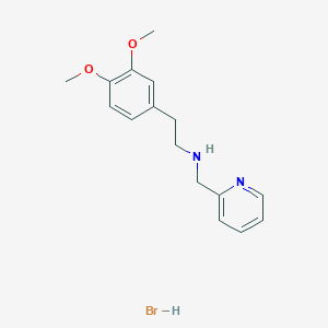 molecular formula C16H21BrN2O2 B1379795 [2-(3,4-Dimethoxyphenyl)ethyl](2-pyridinylmethyl)amine hydrobromide CAS No. 1609399-83-8