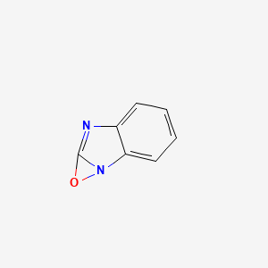 molecular formula C7H4N2O B13797983 Oxazireno[2,3-a]benzimidazole CAS No. 7127-47-1