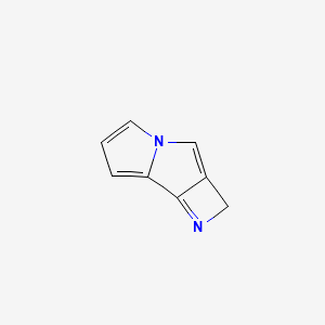 molecular formula C8H6N2 B13797987 2H-Azeto[2,3-A]pyrrolizine CAS No. 524950-39-8