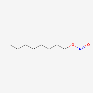 molecular formula C8H17NO2 B13797998 Octyl nitrite CAS No. 629-46-9