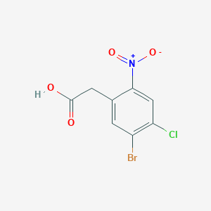 (5-Bromo-4-chloro-2-nitrophenyl)acetic acid