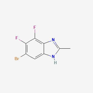 5-Bromo-6,7-difluoro-2-methyl-1H-benzimidiazole