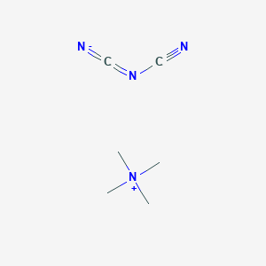molecular formula C6H12N4 B13798032 Tetramethylammonium dicyanoamide CAS No. 25816-27-7