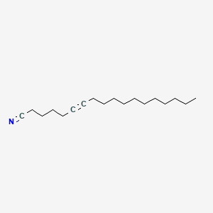 molecular formula C18H31N B13798044 6-Octadecynenitrile CAS No. 56600-19-2