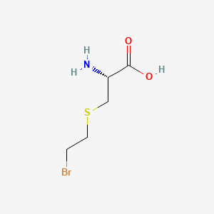 molecular formula C5H10BrNO2S B13798174 L-Cysteine, S-(2-bromoethyl)- CAS No. 88169-61-3