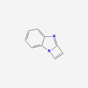 molecular formula C9H6N2 B13798211 Azeto[1,2-A]benzimidazole CAS No. 49689-23-8