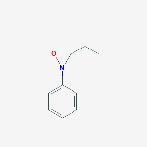 molecular formula C10H13NO B13798294 3-Isopropyl-2-phenyloxaziridine 