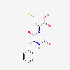 molecular formula C15H20N2O4S B13798350 Formyl-L-phenylalanyl-L-methionine 