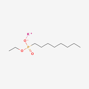molecular formula C10H22KO3P B13798357 Potassium ethyl octylphosphonate CAS No. 68134-28-1