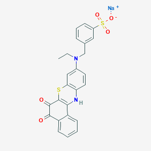 molecular formula C25H19N2NaO5S2 B13798405 Brilliant alizarine blue R 