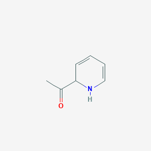 molecular formula C7H9NO B13798435 Ethanone,1-(1,2-dihydro-2-pyridinyl)- 