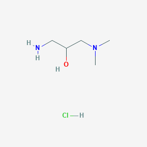 molecular formula C5H15ClN2O B1379845 1-Amino-3-(dimethylamino)propan-2-OL hydrochloride CAS No. 1417567-48-6