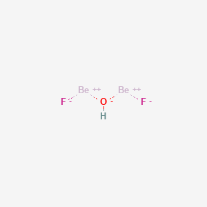 molecular formula Be2F2HO+ B13798472 Beryllium fluoride oxide CAS No. 65887-15-2