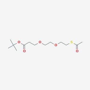 molecular formula C13H24O5S B1379850 S-acetyl-PEG2-t-butyl ester CAS No. 1820641-93-7