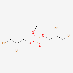 molecular formula C7H13Br4O4P B13798517 Bis(2,3-dibromopropyl) methylphosphate CAS No. 82682-92-6