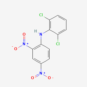 molecular formula C12H7Cl2N3O4 B13798539 N-(2,6-Dichlorophenyl)-2,4-dinitroaniline CAS No. 881986-19-2