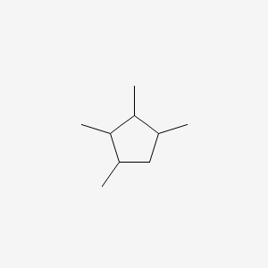 molecular formula C9H18 B13798614 1,2,3,4-Tetramethylcyclopentane CAS No. 2532-67-4