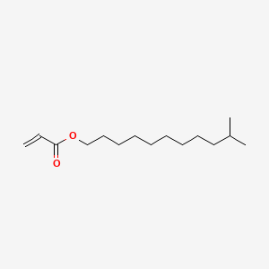 molecular formula C15H28O2 B13798633 Isododecyl acrylate CAS No. 55462-93-6