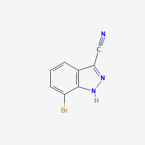7-bromo-1H-indazole-3-carbonitrile