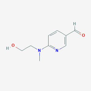 6-[(2-Hydroxyethyl)(methyl)amino]pyridine-3-carbaldehyde