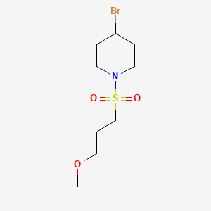 4-Bromo-1-(3-methoxypropanesulfonyl)piperidine