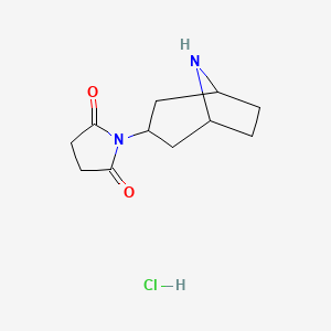 1-(8-Azabicyclo[3.2.1]octan-3-yl)pyrrolidine-2,5-dione hydrochloride