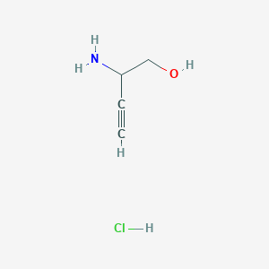 2-Aminobut-3-yn-1-ol hydrochloride