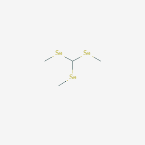molecular formula C4H10Se3 B13798782 Tris(methylselanyl)methane CAS No. 66622-20-6