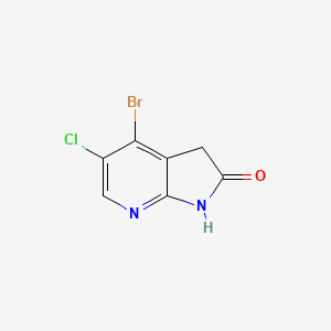 4-Bromo-5-chloro-1H-pyrrolo[2,3-b]pyridin-2(3H)-one