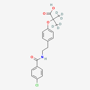 molecular formula C19H20ClNO4 B1379889 Bezafibrate-d6 