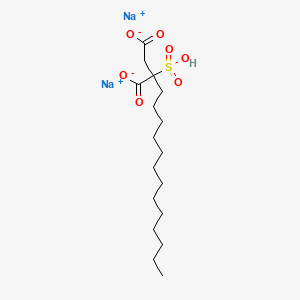 molecular formula C17H30Na2O7S B13798901 Disodium tridecylsulfosuccinate CAS No. 83147-64-2