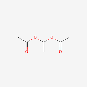molecular formula C6H8O4 B13798923 Vinylidene diacetate CAS No. 7283-44-5