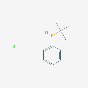 molecular formula C10H15BP B13798948 Tert-butylphenylphosphine borane CAS No. 97764-44-8