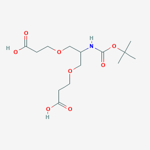 Boc-NH-Bis(acid-PEG1-m)