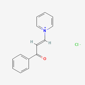 molecular formula C14H12ClNO B13798957 1-(3-Oxo-3-phenyl-1-propenyl)pyridinium chloride CAS No. 74251-92-6