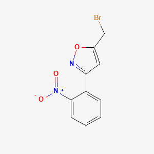 5-Bromomethyl-3-(2-nitrophenyl)isoxazole