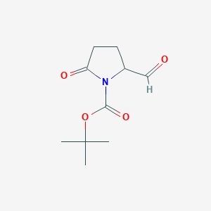 tert-Butyl 2-formyl-5-oxopyrrolidine-1-carboxylate