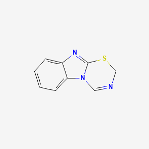 molecular formula C9H7N3S B13798991 2H-[1,3,5]Thiadiazino[3,2-a]benzimidazole CAS No. 75173-55-6