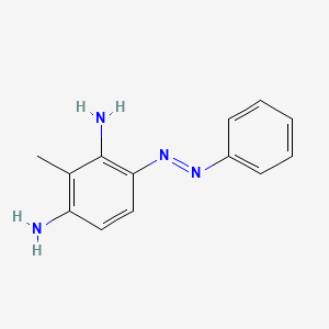 molecular formula C13H14N4 B13799051 2-Methyl-4-(phenylazo)-1,3-benzenediamine CAS No. 84434-42-4